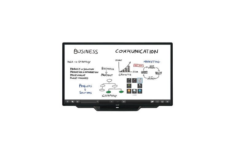 Sharp Pn C B Aquos Board Interactive Display System Class