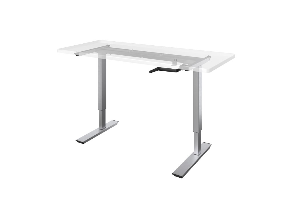 ESI Ergo Q CRANK30LBLK Quick Hand Crank Height Adjustable Table Base (Black) Touchboards