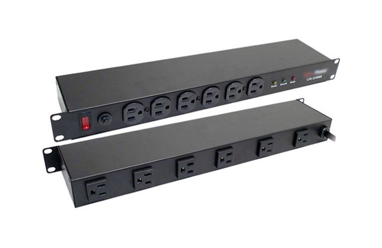 Exact PBRACK 12 Outlet Rack Mount Power Bar Touchboards