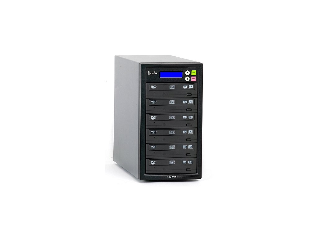 Recordex DVD500 TechDisc Pro DVD Duplicator (1) Source Drive + (5