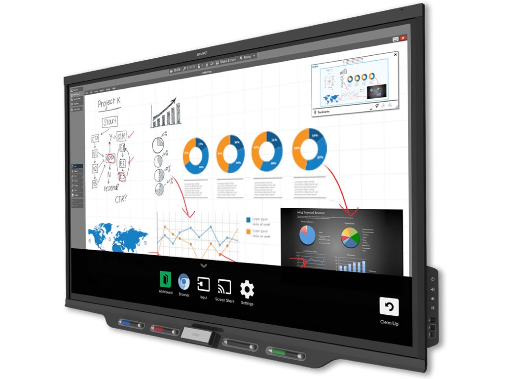 SMARTBOARD SBID-7286P SMART Board 7086 Pro Interactive Display with iQ ...
