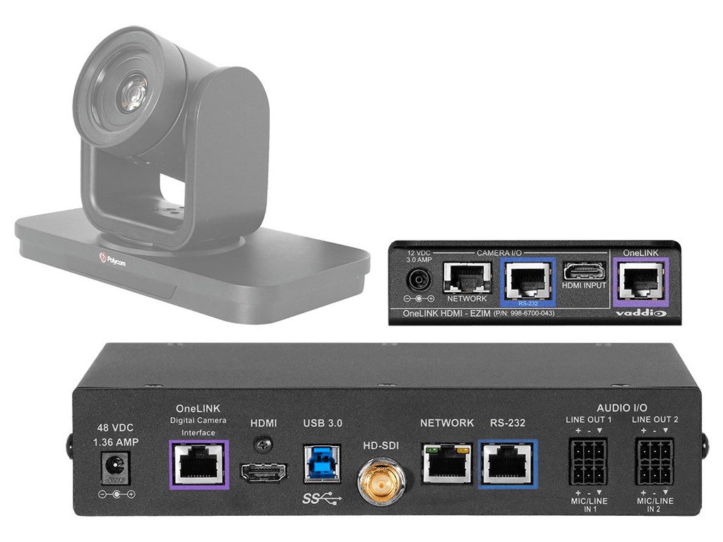 vaddio 999-9620-000 OneLINK Bridge System for Polycom EagleEye IV ...